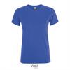 Dames T-shirt met een ronde hals royal blauw