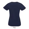 foto 2 Dames T-shirt met v-hals trendy vrouwen shirt donker blauw