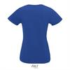 foto 2 Dames T-shirt met v-hals trendy vrouwen shirt royal blauw