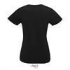 foto 2 Dames T-shirt met v-hals trendy vrouwen shirt zwart