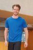 foto 4 Donkerblauw heren sportshirt met ademend effect. Dri-FIT Polyester sport T-shirt voor mannen 