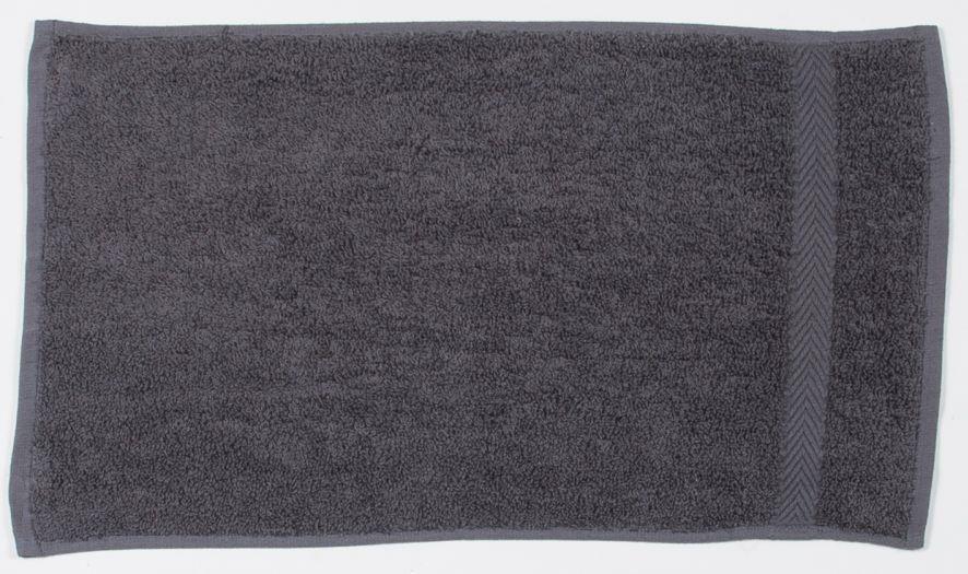 Handdoek 30x50 cm grijs