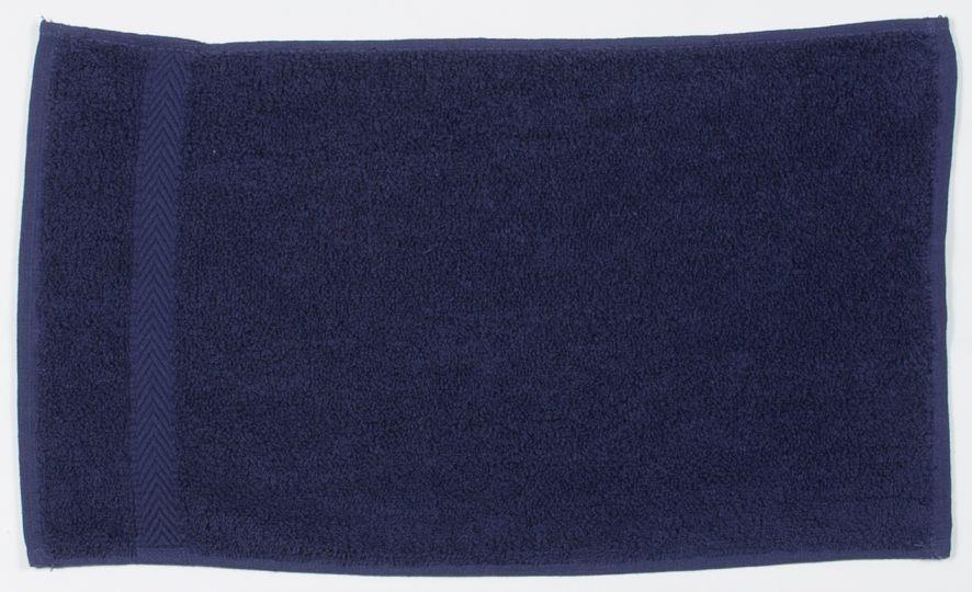 Handdoek 30x50cm donker blauw