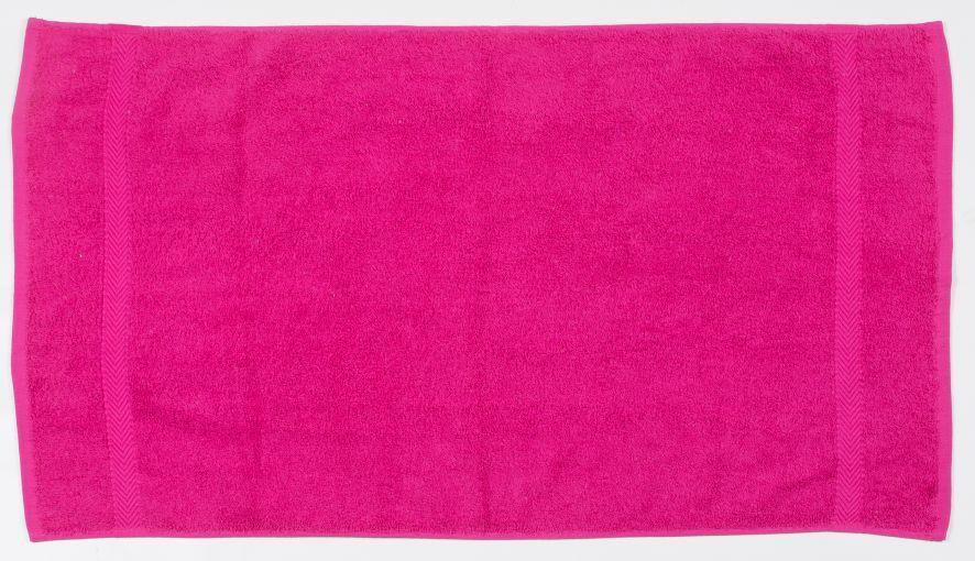 Handdoek 50x90cm luxe uitvoering fuchsia roze