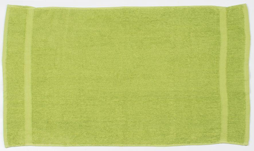 Handdoek lime groen 50x90cm luxe uitvoering