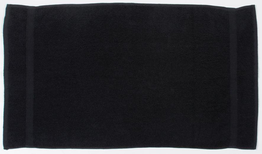 Handdoek zwart 50x90cm luxe uitvoering