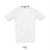 Heren sportshirt  wit met ademend effect. Dri-FIT Polyester sport T-shirt voor mannen