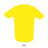 foto 2 Heren sportshirt lemon geel met ademend effect. Dri-FIT Polyester sport T-shirt voor mannen