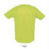 foto 2 Heren sportshirt met ademend effect. Dri-FIT Polyester sport T-shirt voor mannen appeltjes groen