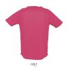 foto 2 Heren sportshirt neon koraalrood met ademend effect. Dri-FIT Polyester sport T-shirt voor mannen