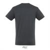 foto 2 Heren T-shirt grijs met een ronde hals mannen shirt muisgrijs