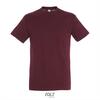 Heren T-shirt met een ronde hals mannen shirt burgundy rood