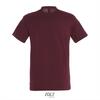 foto 2 Heren T-shirt met een ronde hals mannen shirt burgundy rood