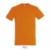 Heren T-shirt met een ronde hals mannen shirt oranje