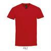 foto 1 Heren T-shirt met v-hals trendy rood mannen shirt
