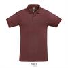 Klassieke heren polo Pique burgundy rood