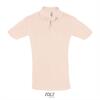 Klassieke heren polo Pique cream licht pink roze rose