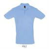 Klassieke heren polo Pique licht blauw sky blue