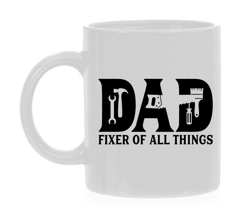 Koffiemok voor vaderdag dad fixer of all things