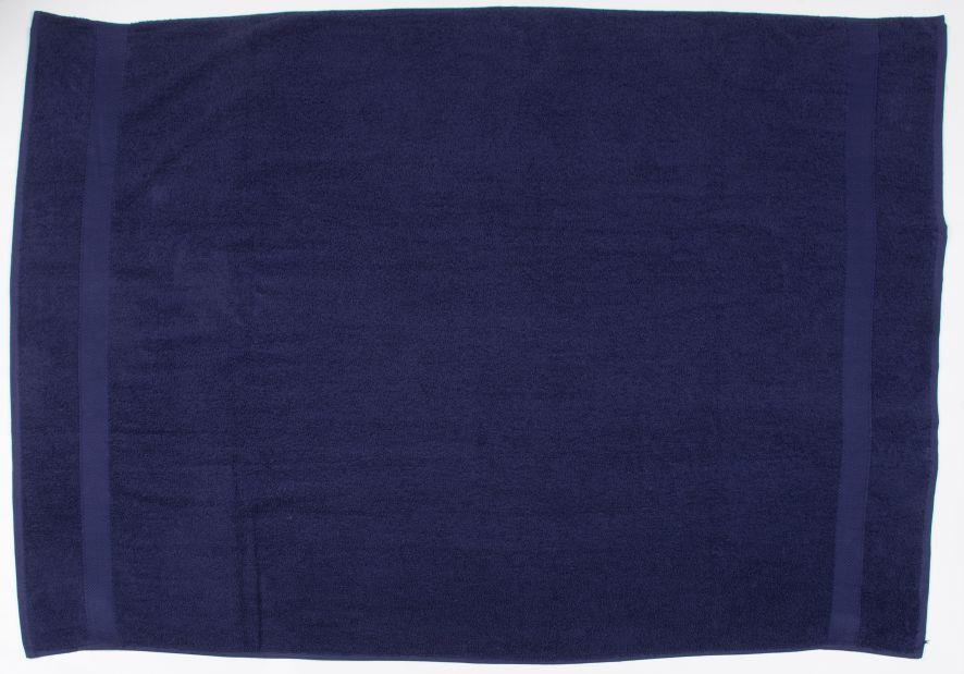 Luxe Badhanddoek 100x150cm donker blauw