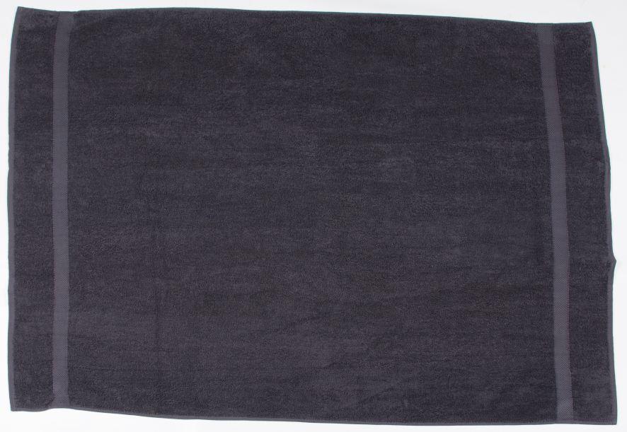 Luxe Badhanddoek 100x150cm staal grijs kleurig