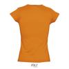 foto 2 Modieus vrouwelijk dames T-shirt met een diepe V-neck Diepe V-hals T-shirt oranje shirtje EK WK voetballen Nederlandse oranje kleur
