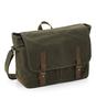 foto 1 Schoudertas Heritage gewaxt canvas Messenger olijf groen