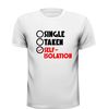 foto 3 Single taken self isolation shirtje vrijgezel zelfisolatie