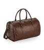 Weekendtas met kledingzak bruin