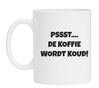 foto 1 Koffiemok pssst de koffie wordt koud!