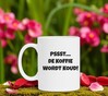 foto 2 Koffiemok pssst de koffie wordt koud!