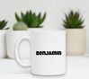 foto 3 Mok met naam Benjamin cadeau jongensnaam