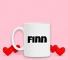 foto 2 Mok met naam Finn kado jongensnaam