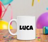 foto 3 Mok met naam Luca kado jongensnaam