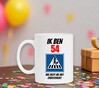 foto 2 Mok verjaardag 54 jaar leeftijd humoristisch en orgineel leuk voor een dame