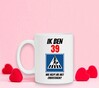foto 2 Thee of koffie mok full colour opdruk leeftijd 39 jaar dame verjaardag