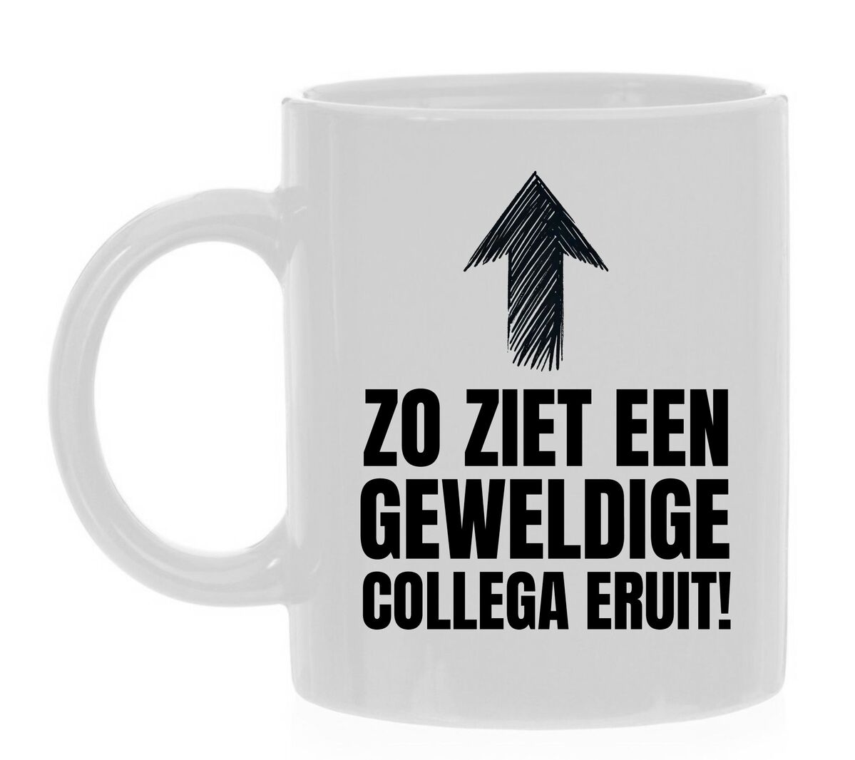 Witte Mok Zo ziet een geweldige collega eruit!