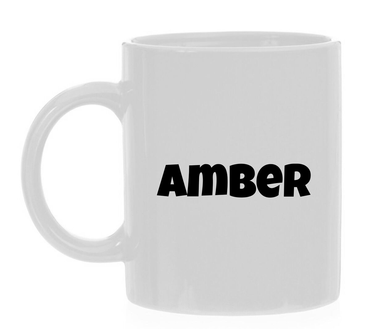 Amber mok ontwerp je gepersonaliseerde beker met de naam Amber namen mok