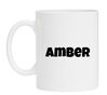 foto 1 Amber mok ontwerp je gepersonaliseerde beker met de naam Amber namen mok