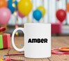 foto 2 Amber mok ontwerp je gepersonaliseerde beker met de naam Amber namen mok