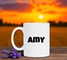 foto 4 Amy naam op mok ontwerp je Gepersonaliseerde mok beker met je eigen naam 