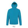 aqua blauw hooded sweater voor mannen unisex