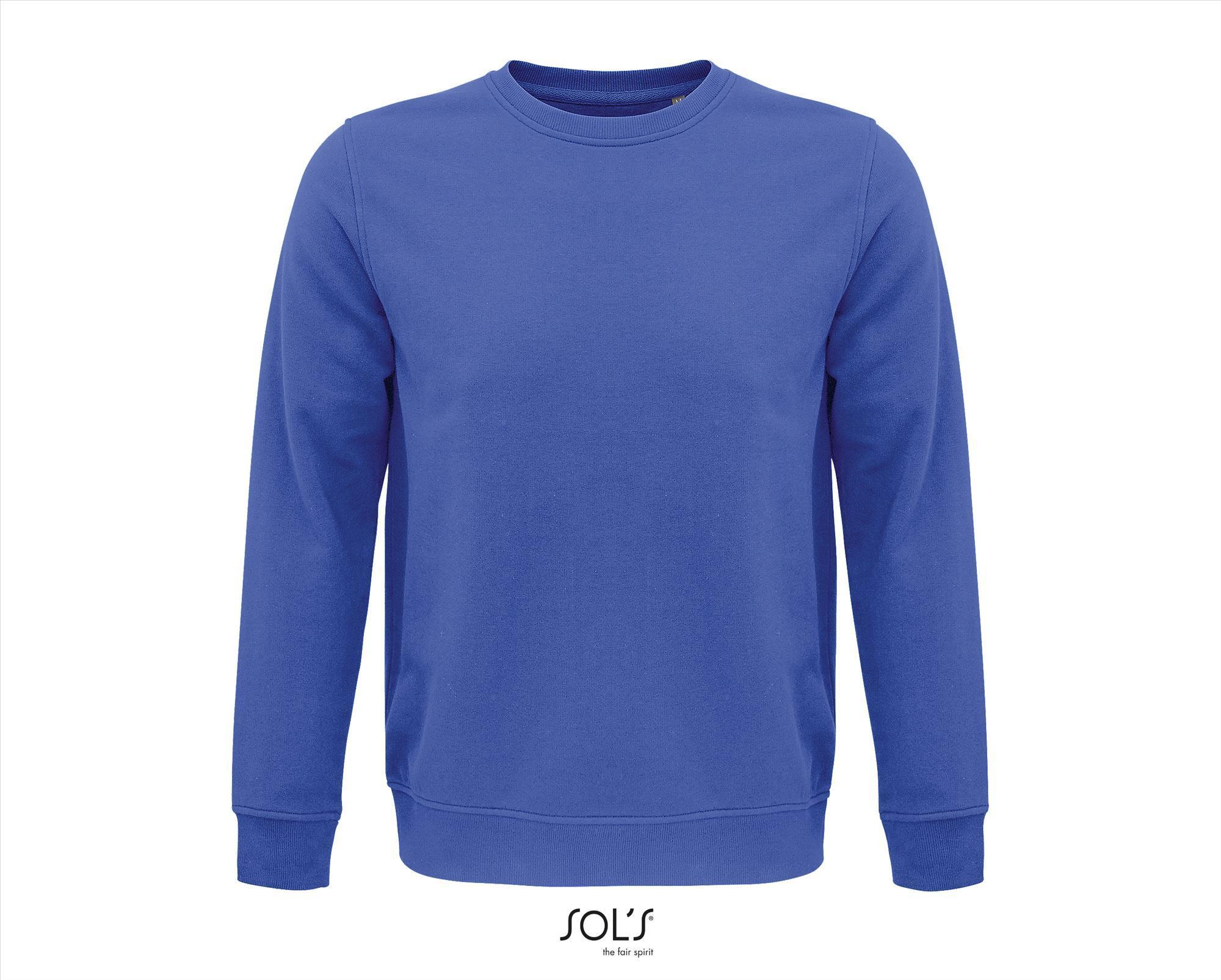 Blauw organisch sweatshirts unisex