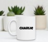 foto 3 Charlie mok persoonlijk cadeau gepersonaliseerde beker met naam mokken naam 