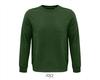 Donker groen organisch sweatshirts unisex bottle green