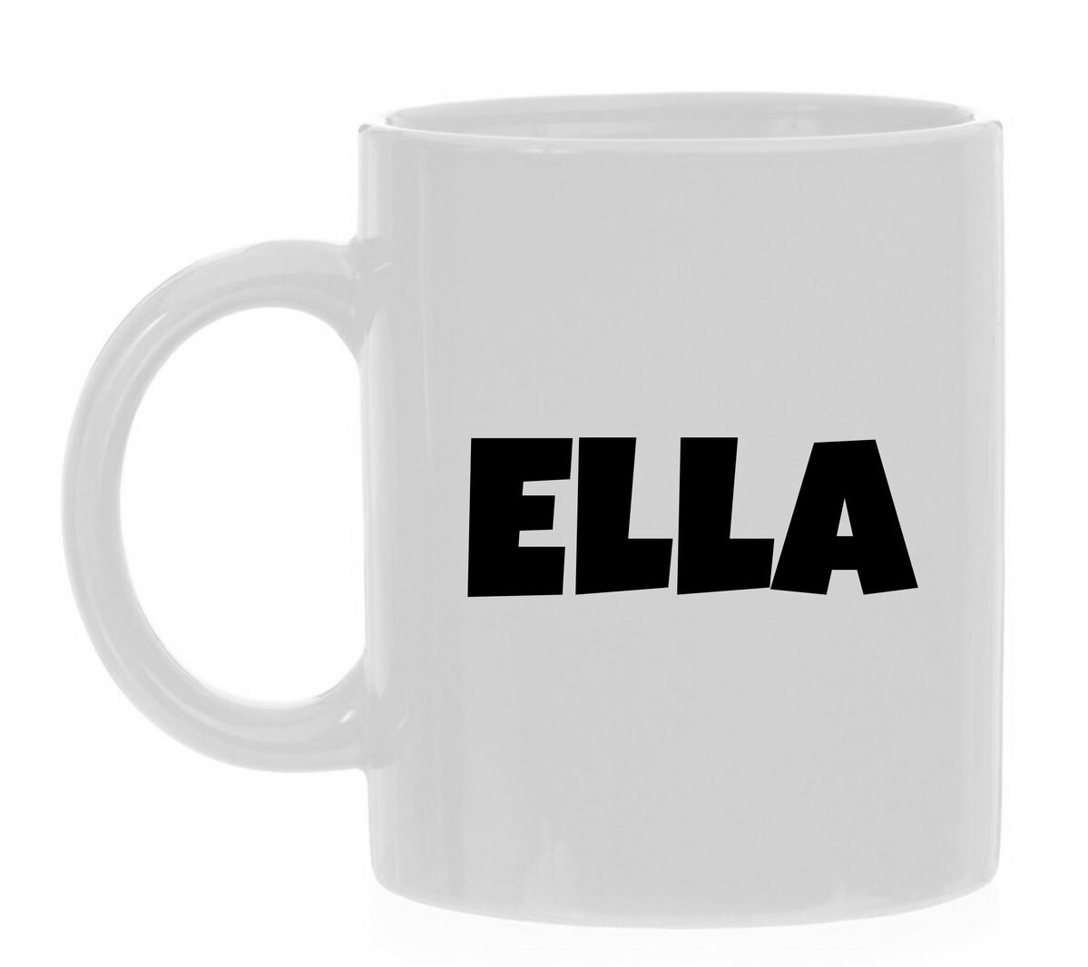Ella naam op mok - voornaam kado mok - Gepersonaliseerde mok beker met naam 