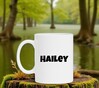 foto 2 Hailey naam op mok - voornaam kado mok - Gepersonaliseerde mok beker met naam 