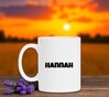 foto 3 Hannah naam op mok - voornaam cadeau mok - Gepersonaliseerde mok beker met je eigen naam 
