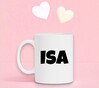 foto 3 Isa naam op mok - voornaam kado mok - Gepersonaliseerde mok beker met naam 