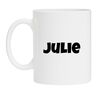 foto 1 Julie naam op mok - voornaam cadeau mok - Gepersonaliseerde mok beker met je eigen naam 
